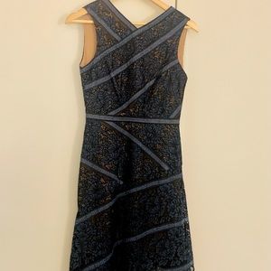BCBG Navy Blue lace Dress
